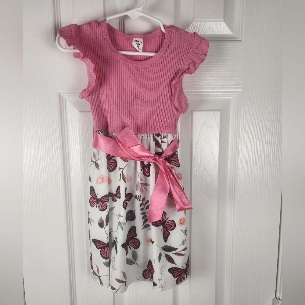Shein butterfly dress size 4y